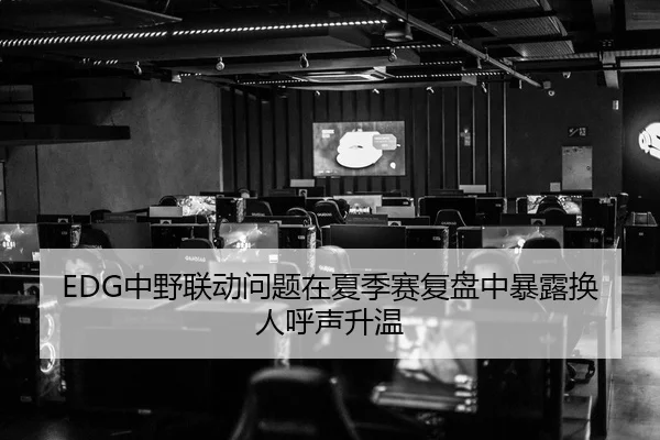 EDG中野联动问题在夏季赛复盘中暴露换人呼声升温